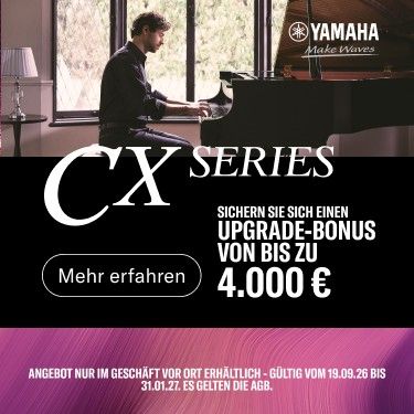 Yamaha CX Series: Sichern Sie sich einen Upgrade-Bonus von bis zu 4.000 €